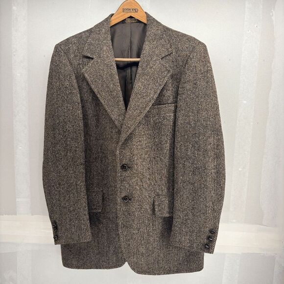 Vintage Cottrells Harris Tweed 41R 70s 2 Button Blazer Sport Coat Pure Wool EUC - Picture 1 of 5